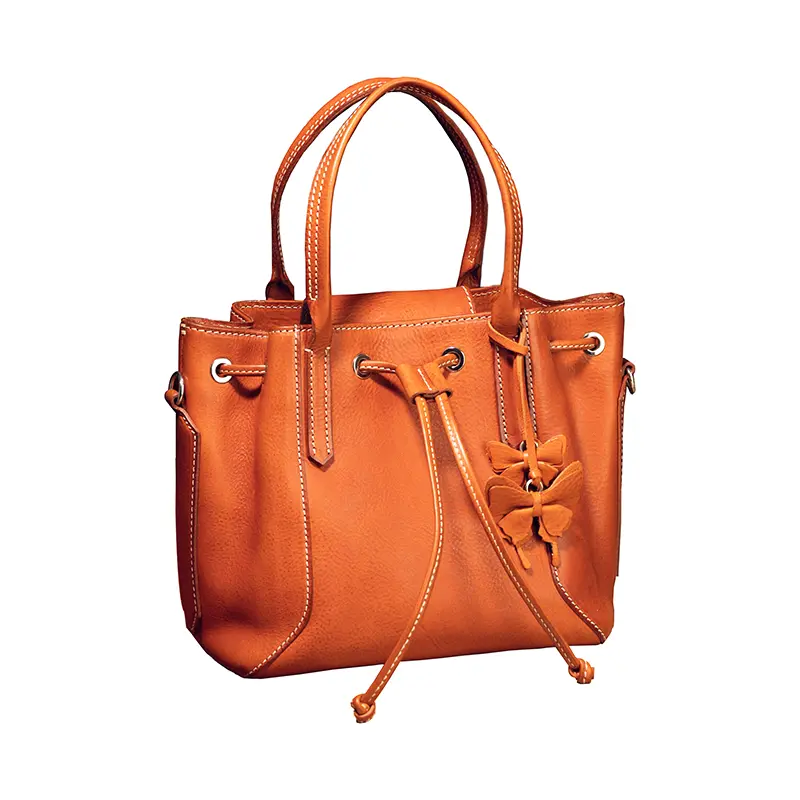 ¿Por qué elegir un bolso de cuero curtido vegetal con cordón para darle estilo y durabilidad?