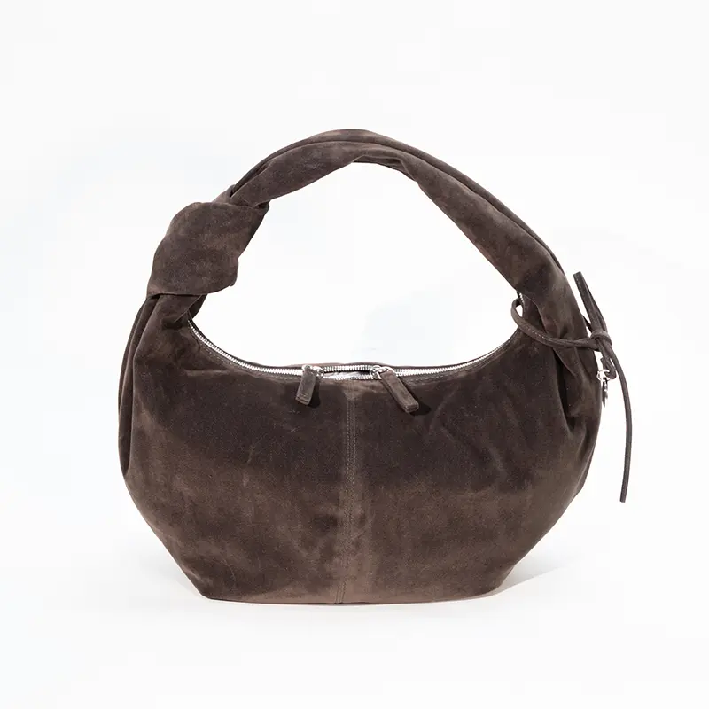 Bolso de cuero de plena flor